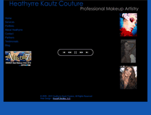 Tablet Screenshot of heathyrrekautzcouture.com